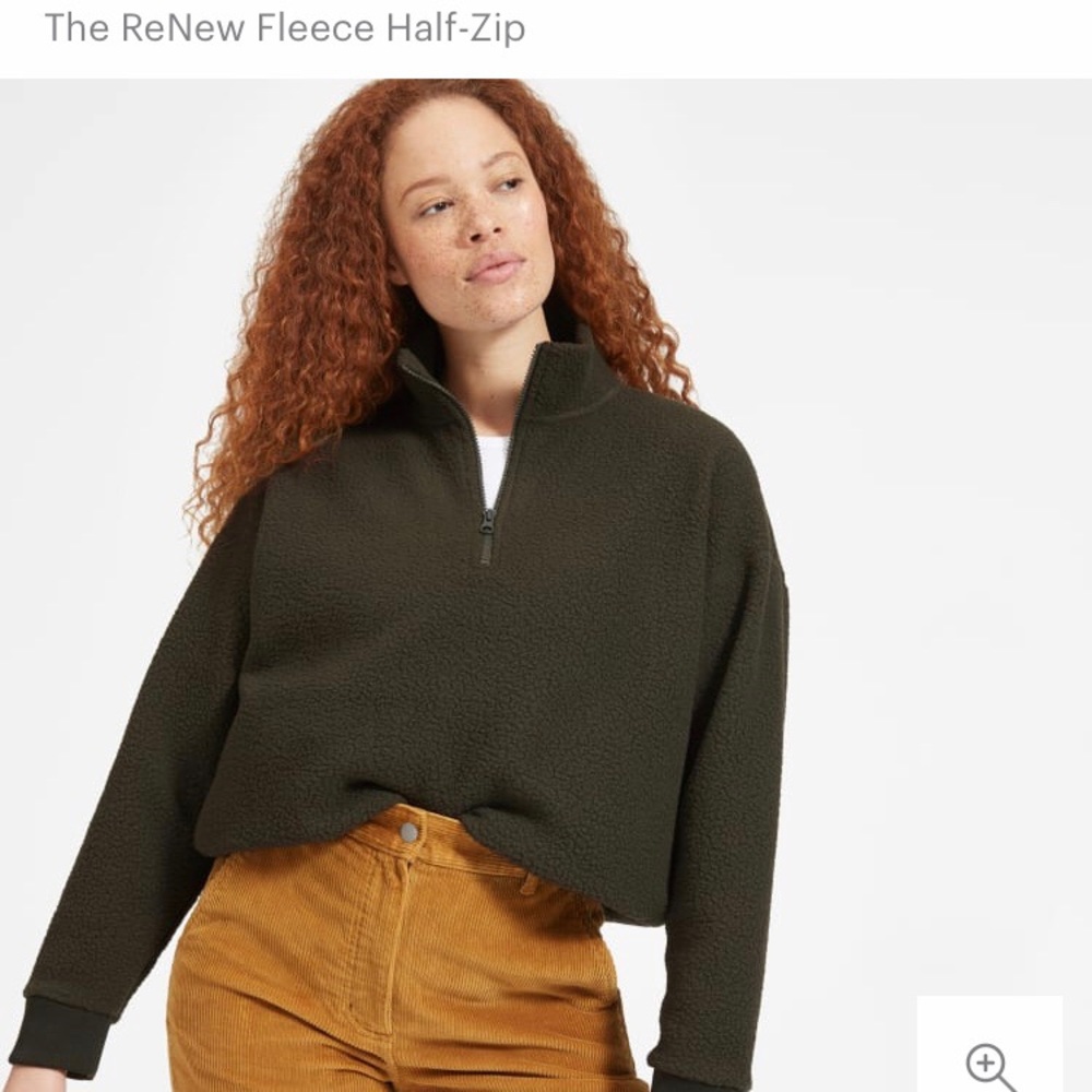 Everlane Renew Half Zip Fleece Everlane xxs